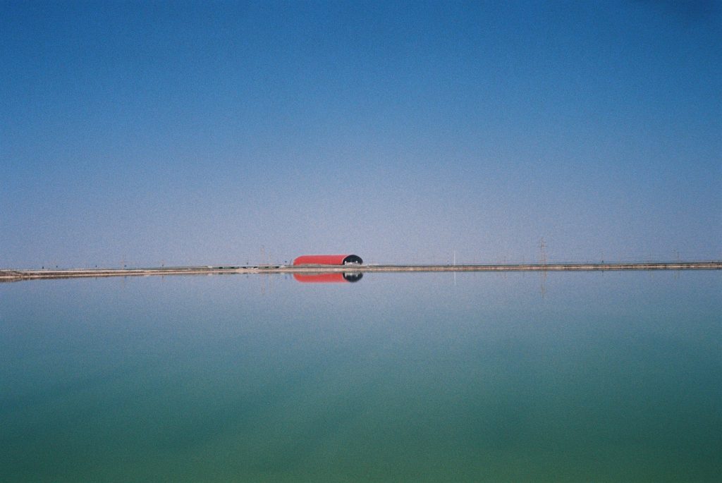 reflections on a salt lake