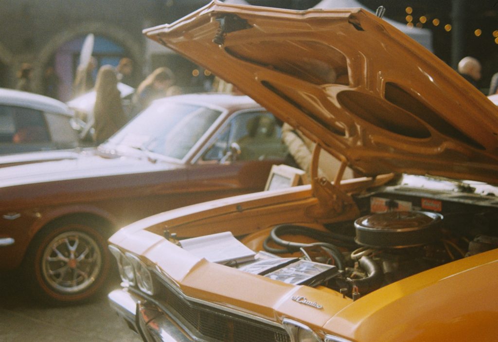 vintage car show in London